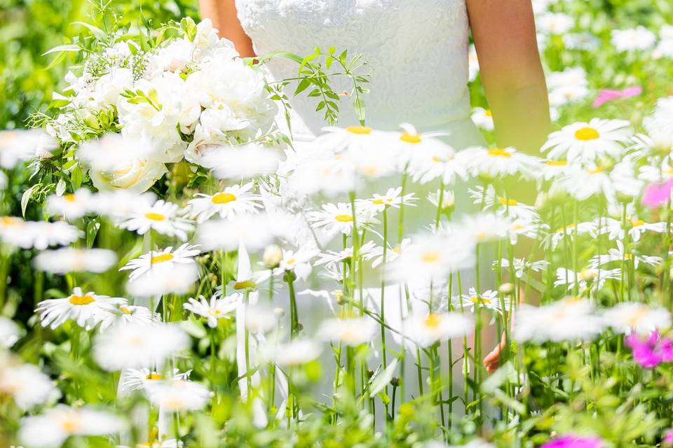 Bride in the Gardens