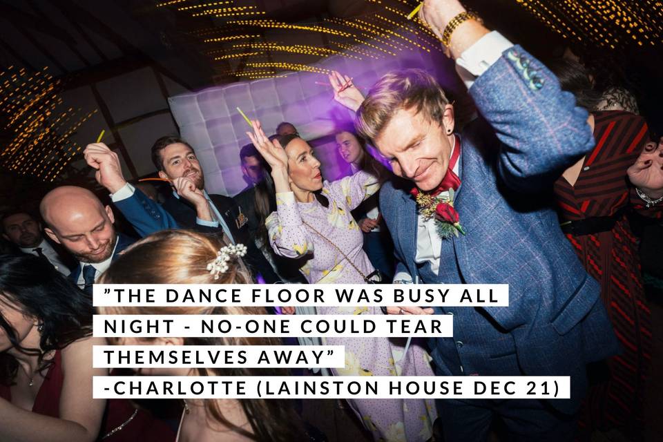 Lainston House Wedding DJ