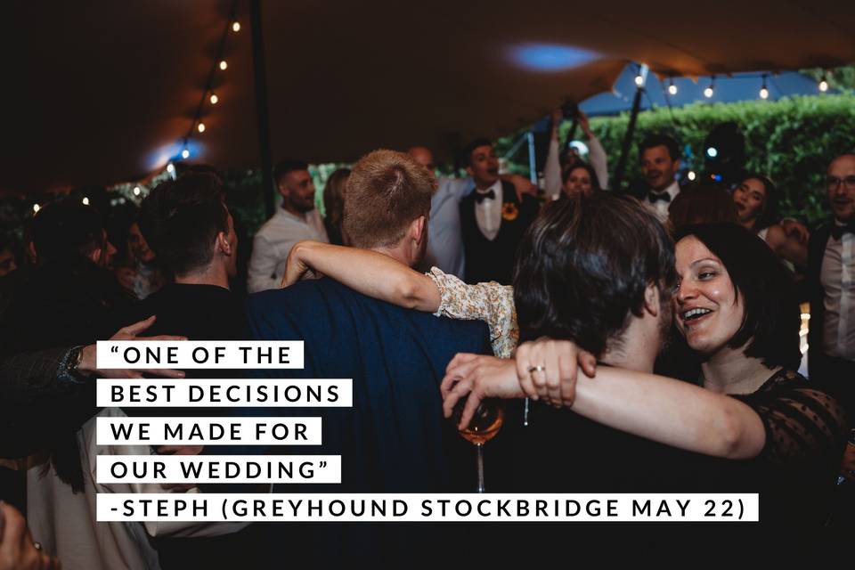 Greyhound Stockbridge Wedding
