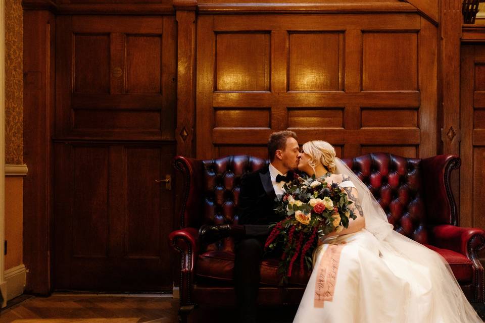 Winter Wedding Couple