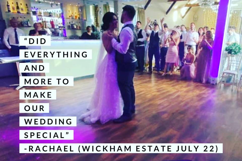 Wedding at Wickham Estate