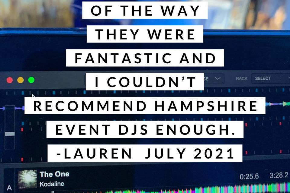 Hampshire Event DJs
