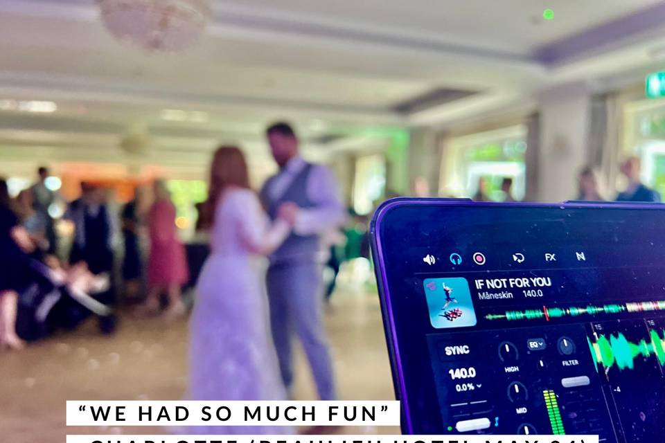 Beaulieu Hotel Wedding Dj