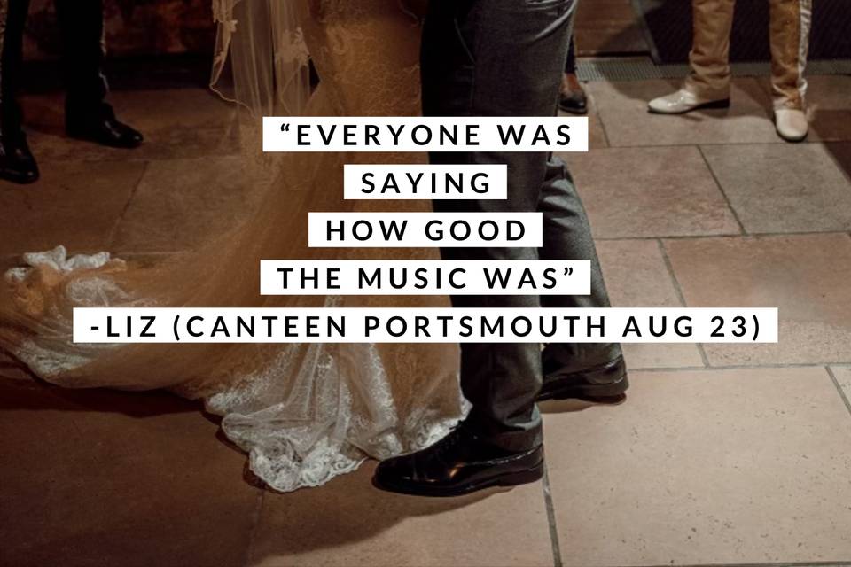 Canteen Portsmouth Wedding DJ