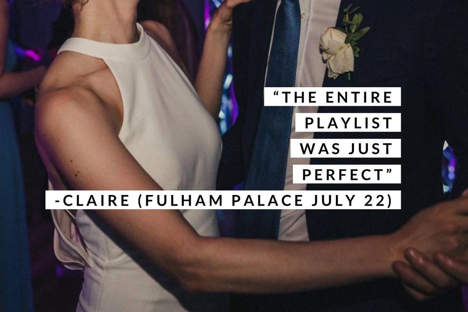 Fulham Place Wedding DJ
