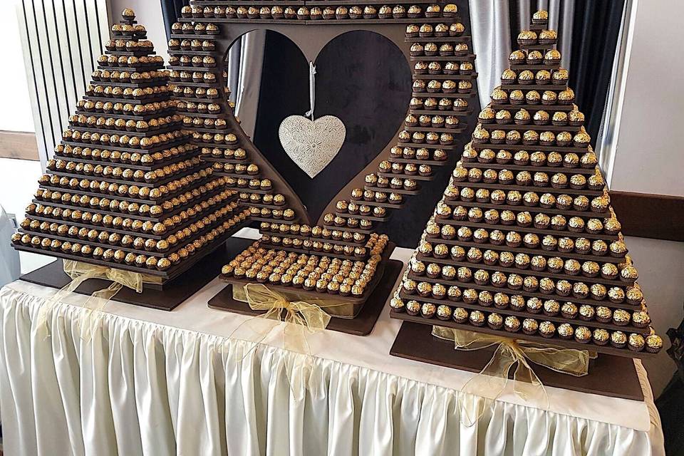 Ferrero Rocher towers