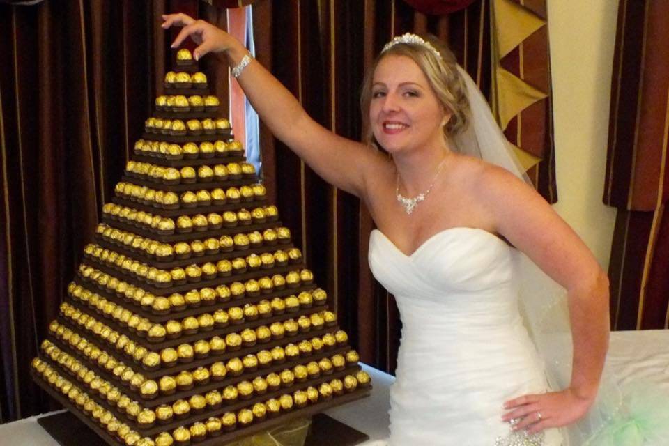 Ferrero Rocher pyramids