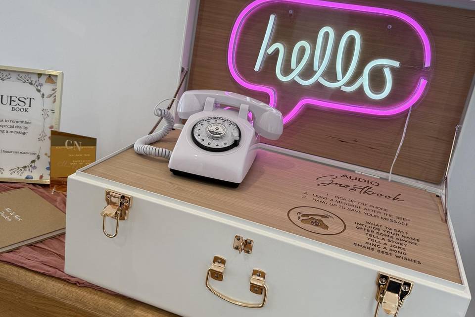 Audio guest book