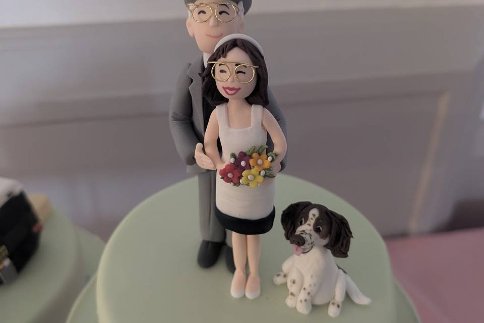 My couple have the cutest cake
