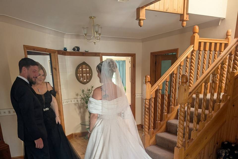 First look with dad