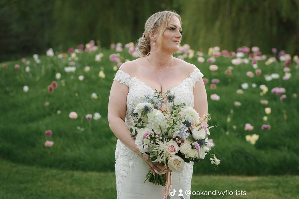 The bridal bouquet