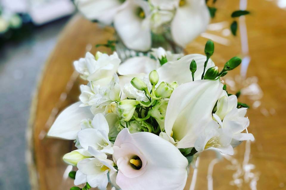 Calla lily bouquet