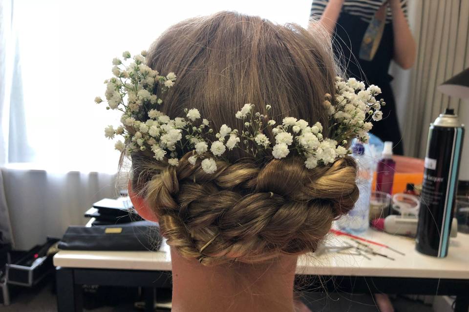 Bridal hair