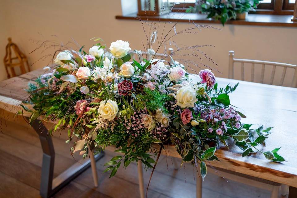 Top table flowers