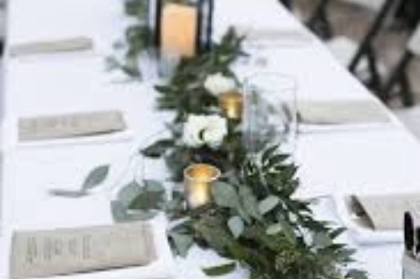 Eucalyptus table runner