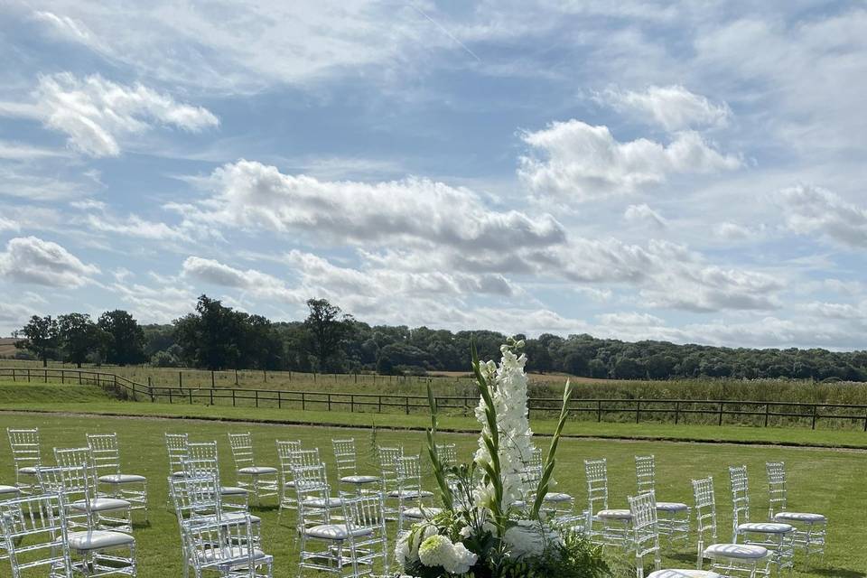 Outside ceremony