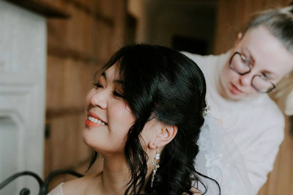 Lympne Castle Kent Bridal Hair