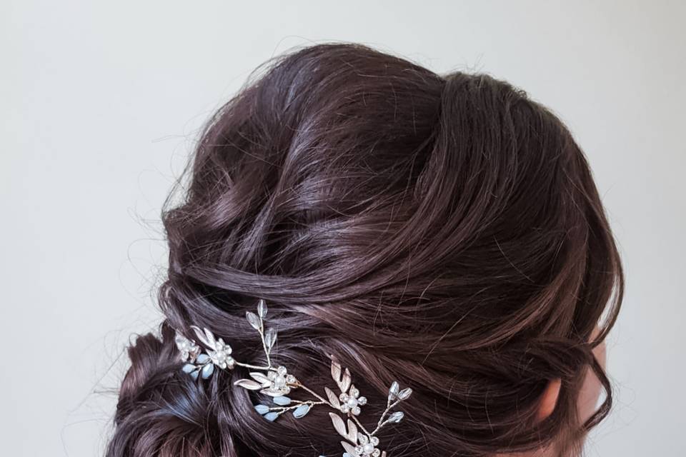 Romantic Bridal Bun Updo