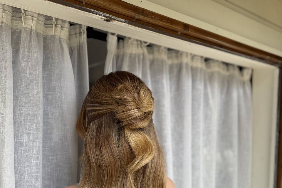 Half up