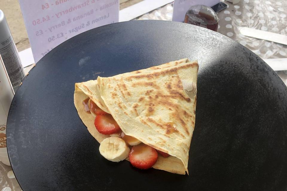 Fresh crepes