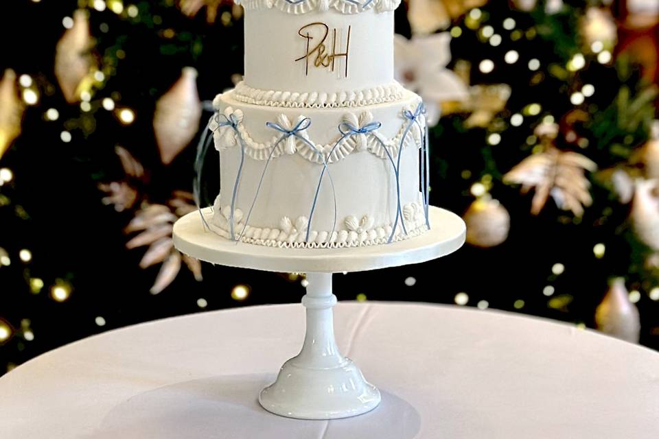 Lambeth vintage blue