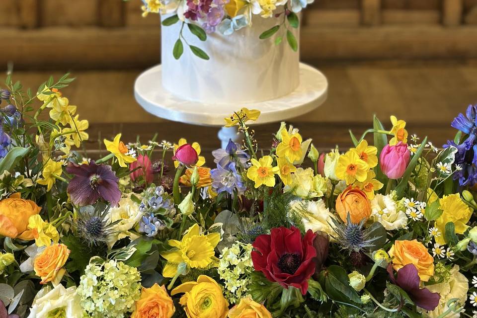 Spring sparkle & sugar flowers