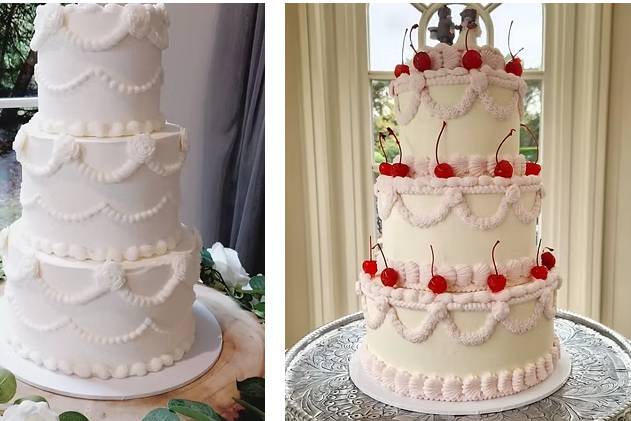 Vintage Piped / Lambeth Cakes