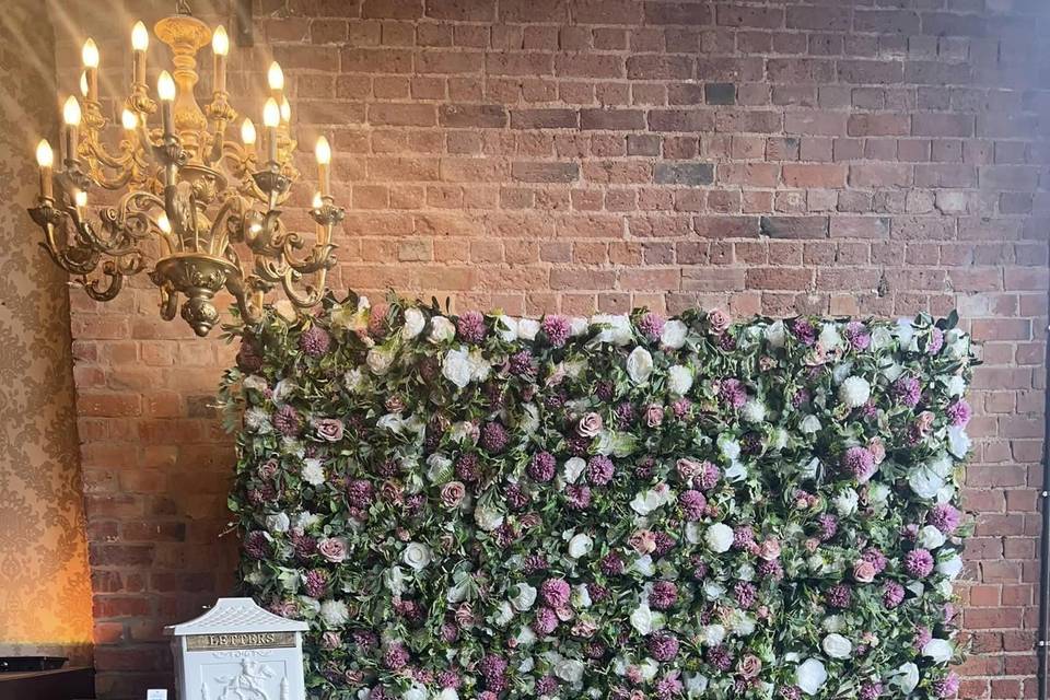 Flower Wall & Post Box