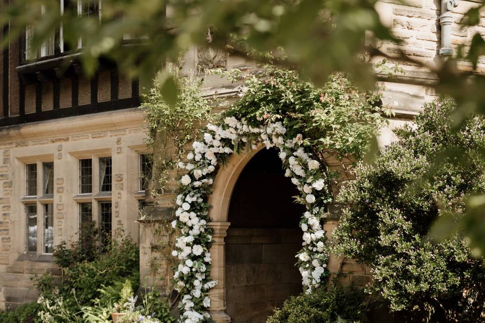 Seasonal Arch Entrance