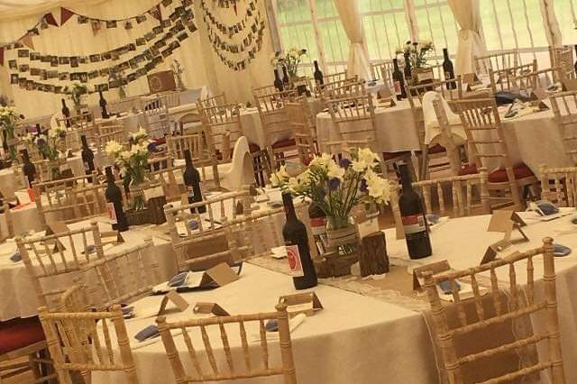 Chiavari chairs