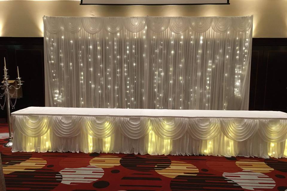 Sparkle backdrop