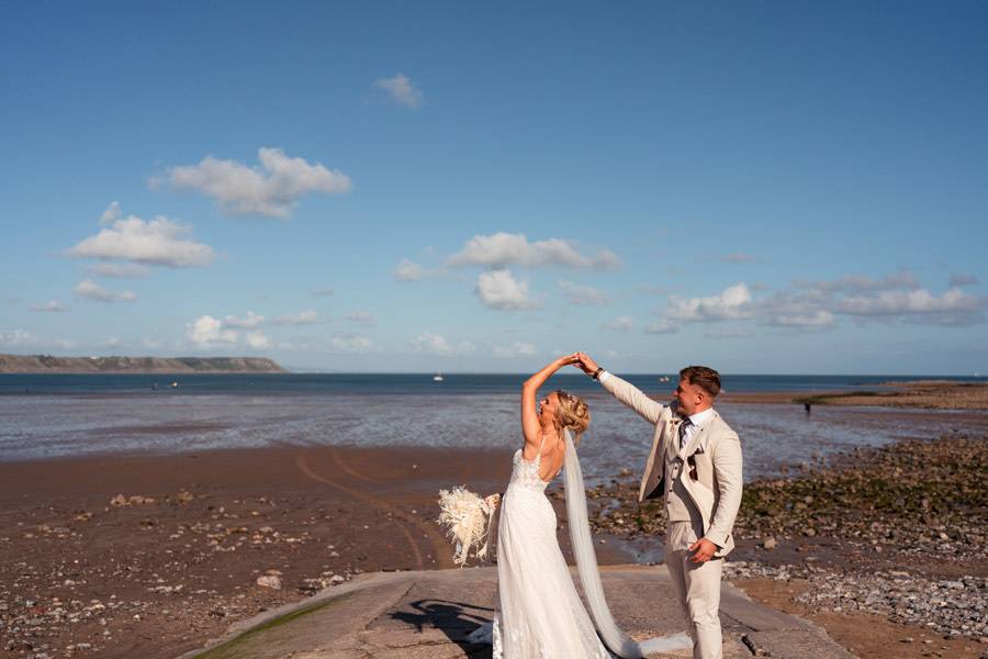 Dancing by the Beach