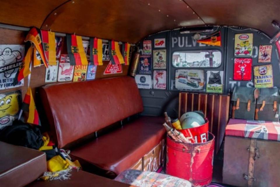 Inside of Berlin firebus