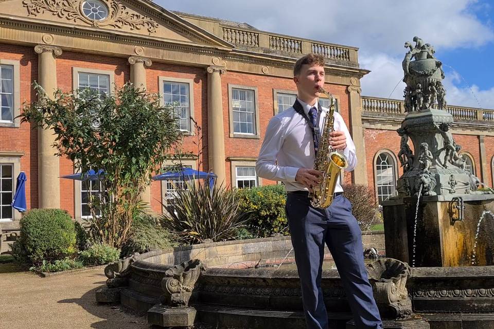 Busking at Colwick Hall