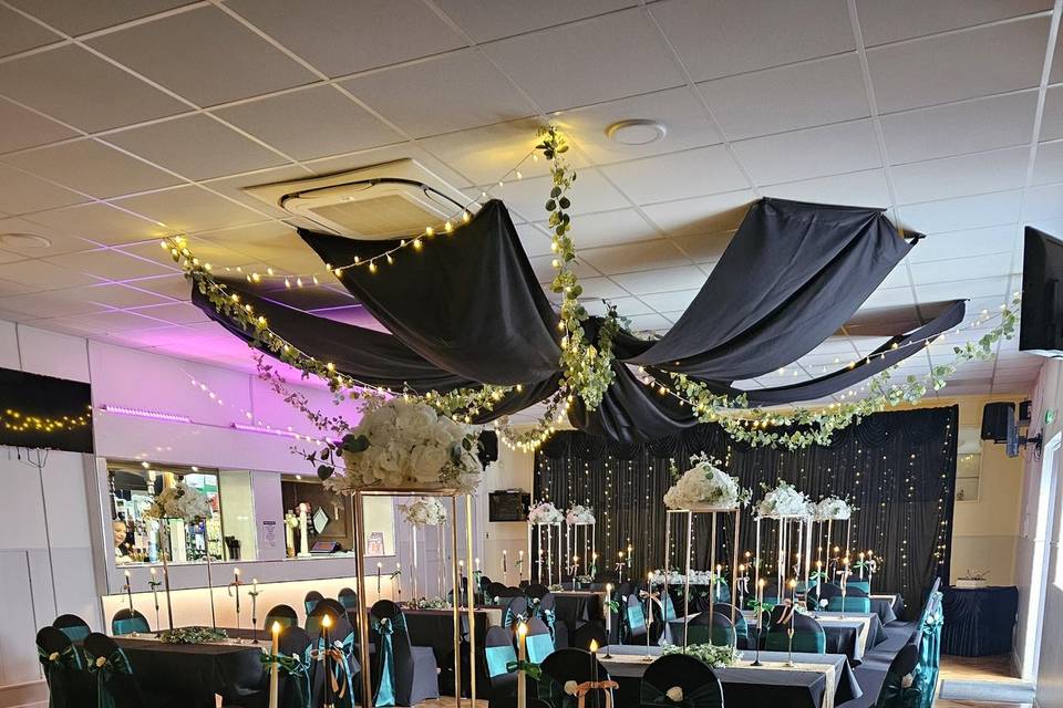 Black and green set up