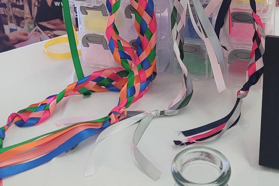 Handfasting ribbons