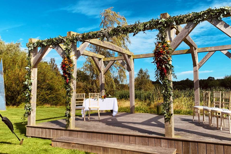 Pergola ceremony