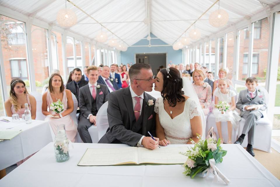 Conservatory Wedding