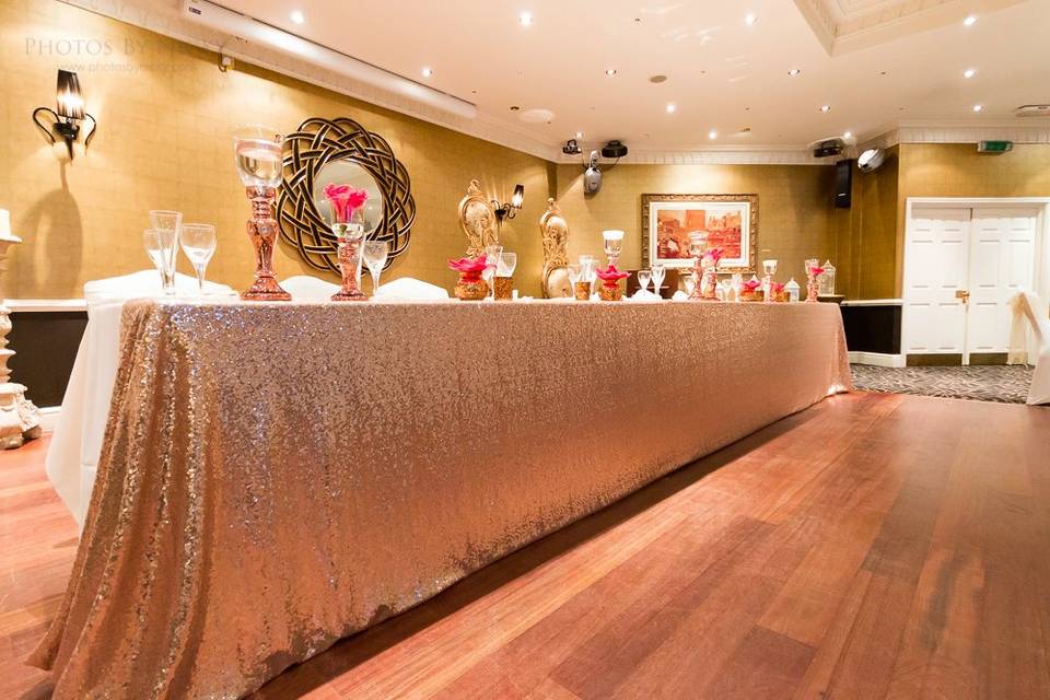 Sequin Table Cloth Hire