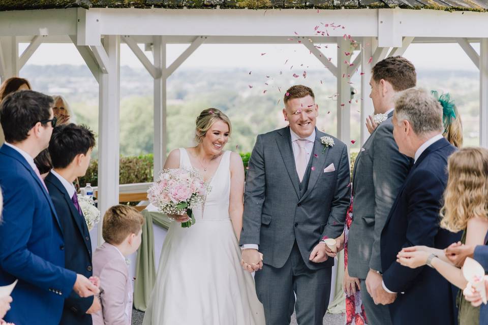 Confetti gazebo