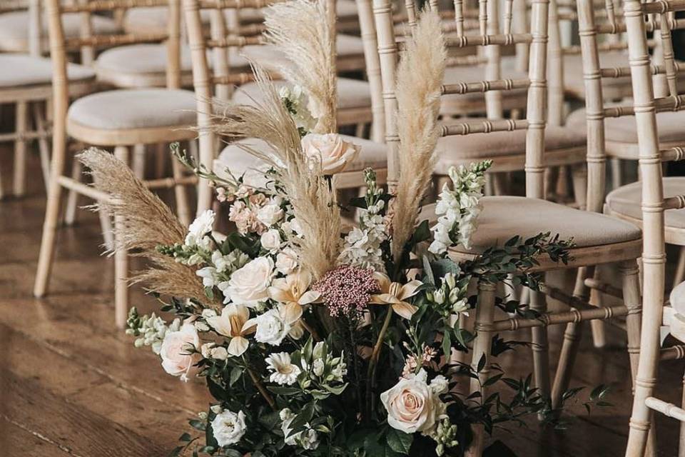 Aisle flowers