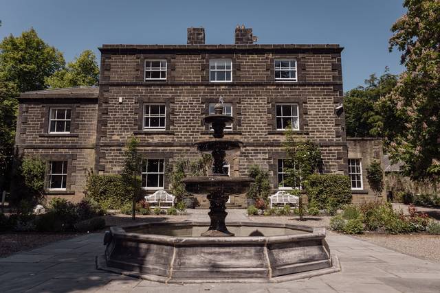 Front of house fountain