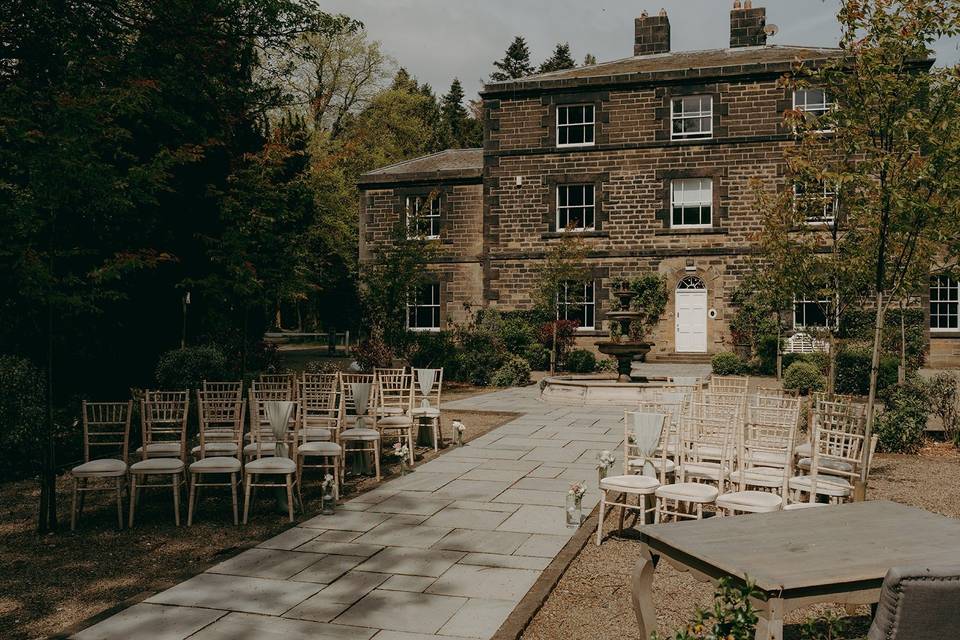 Outdoor ceremony