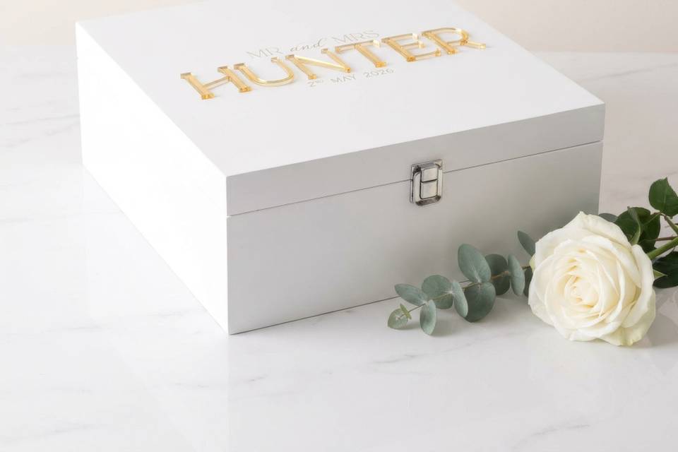 Wedding Keepsake Box