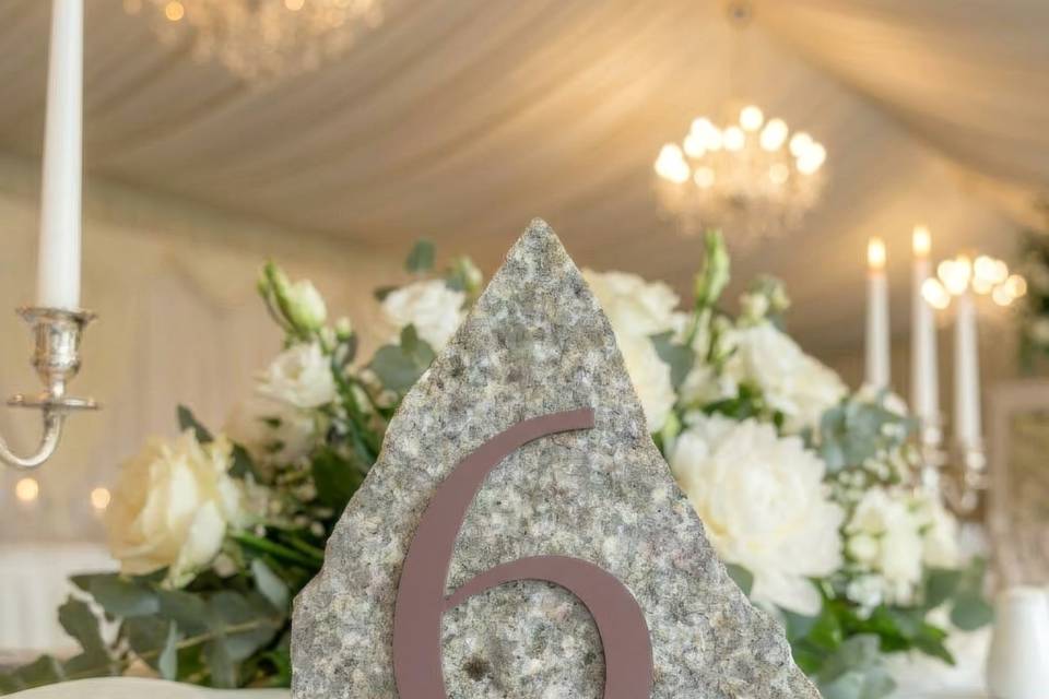 Stone Table Number