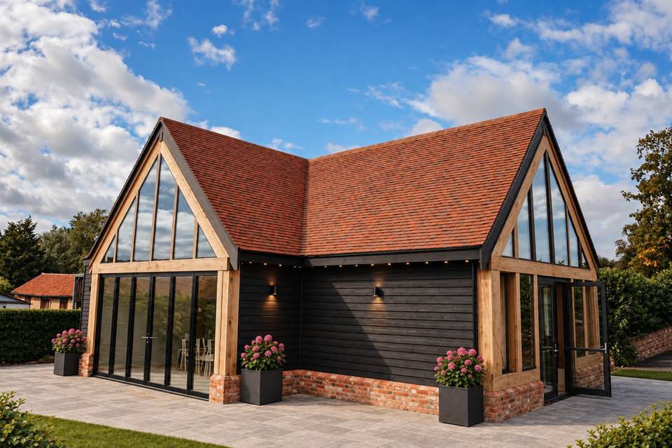 New-barn exterior
