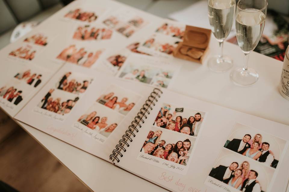 Wedding guest book