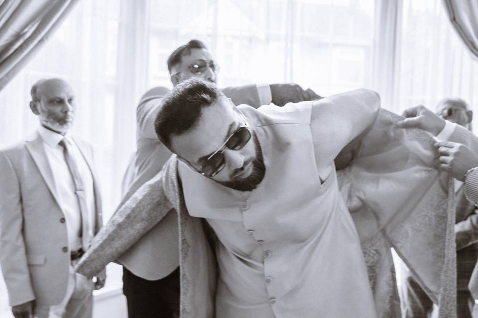 South Asian Groom Prep