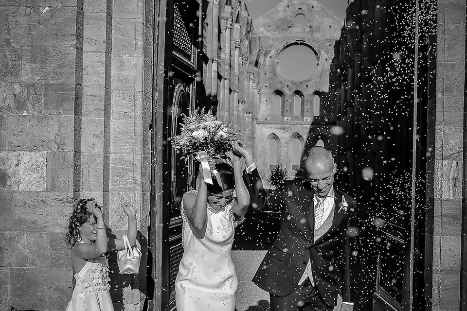 Wedding in San Galgano