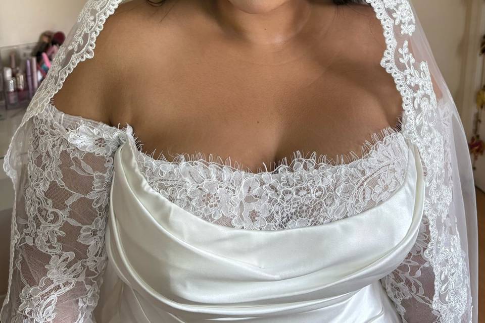 Beautiful bridal glam